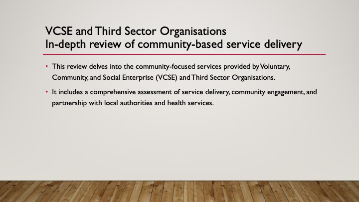 VCSE and Third Sector
